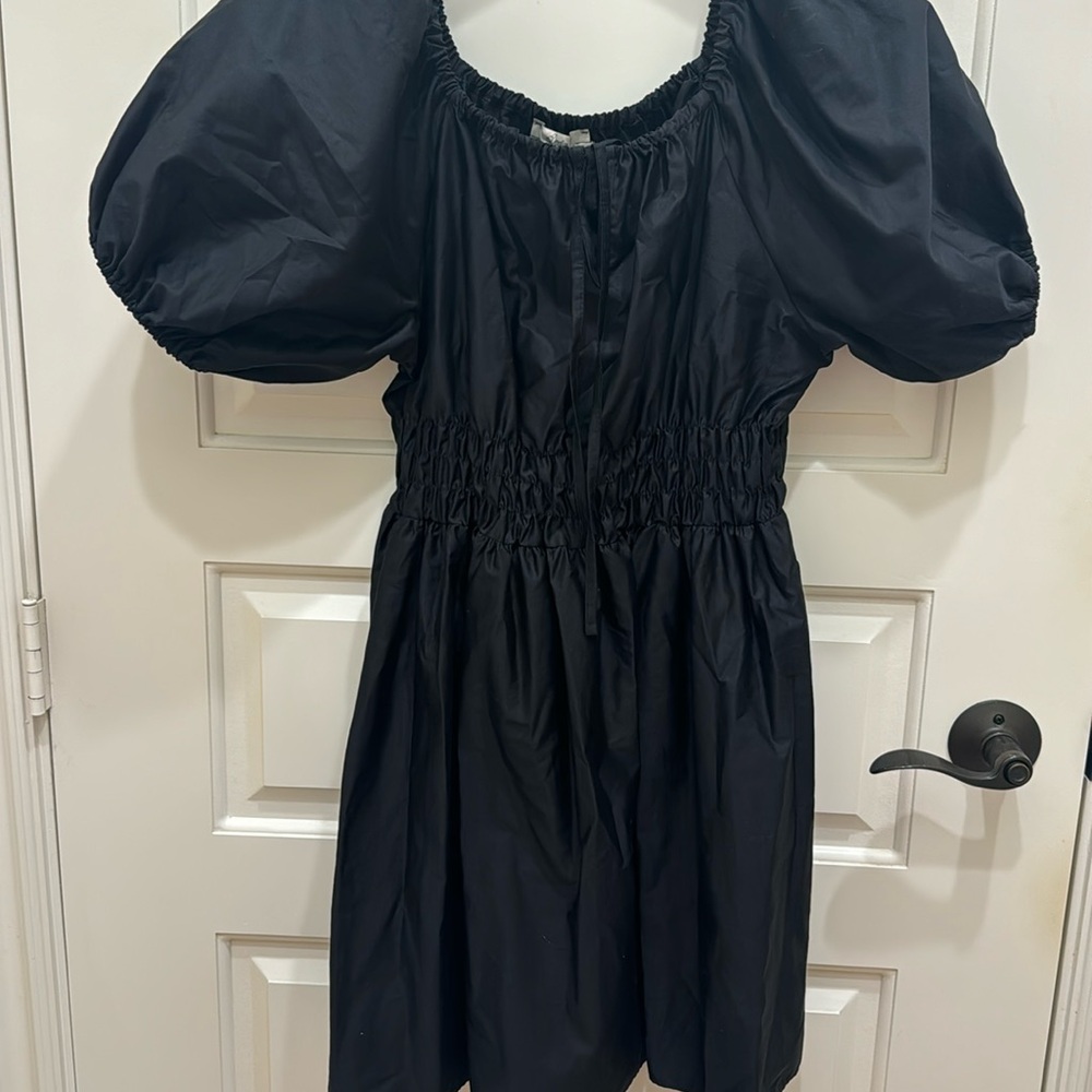 Black mini dress